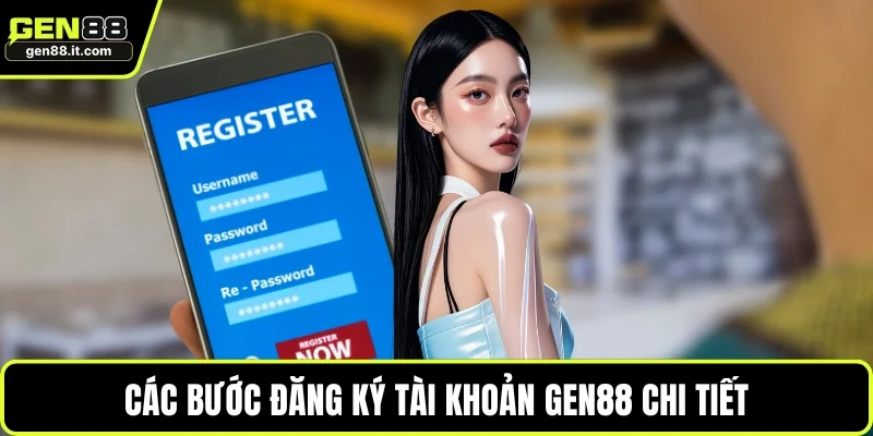 Trang chủ 11 Các bước đăng ký tài khoản GEN88 chi tiết